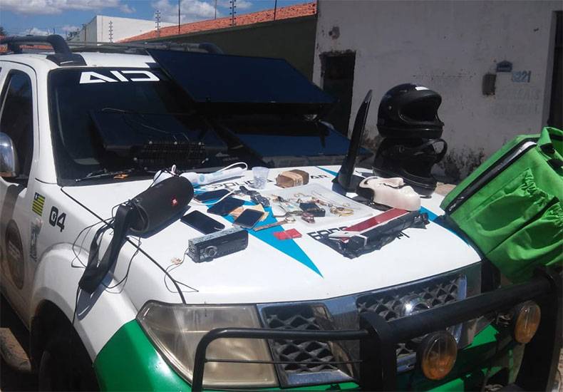 Assaltantes que se passavam por entregadores de aplicativo são presos em Força Tarefa em Teresina